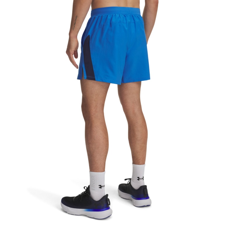 Męskie spodenki do biegania Under Armour UA Launch 5'' Short - niebieskie