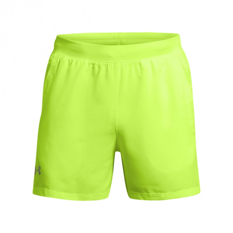 Męskie spodenki do biegania Under Armour UA Launch 5'' Short - zielone 