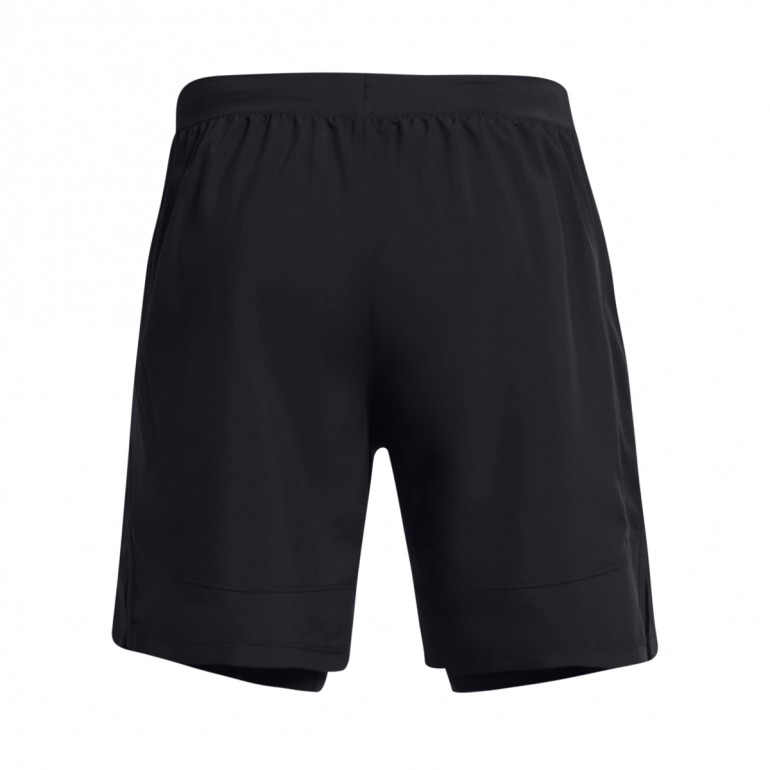 Męskie spodenki do biegania Under Armour UA Launch 7'' 2-IN-1 Short - czarne