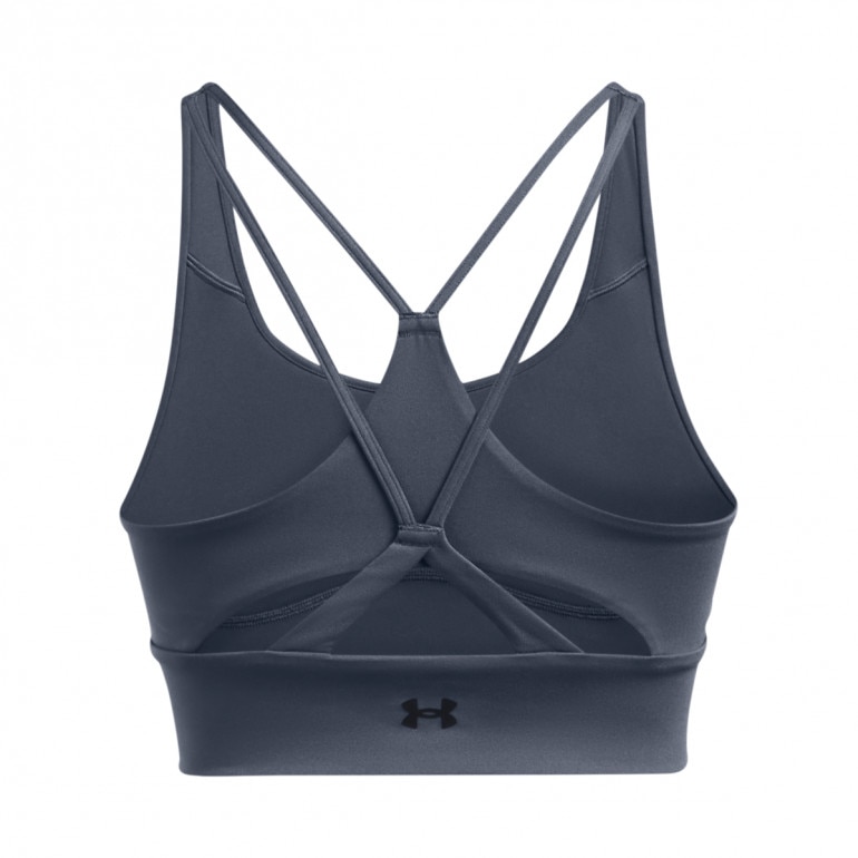 Damski biustonosz treningowy Under Armour Project Rock Let's Go Grind Sportlette - szary