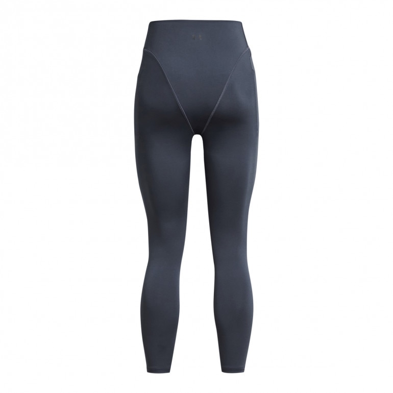Damskie legginsy treningowe Under Armour Project Rock Let's Go Grind Ankle Leggings - szare