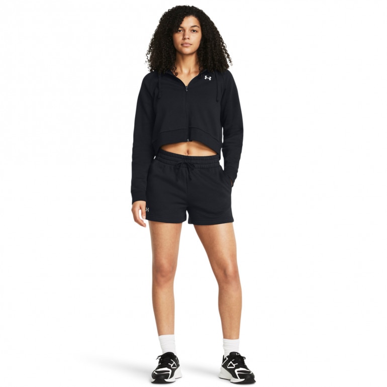 Damskie spodenki dresowe Under Armour Rival Fleece Short - czarne