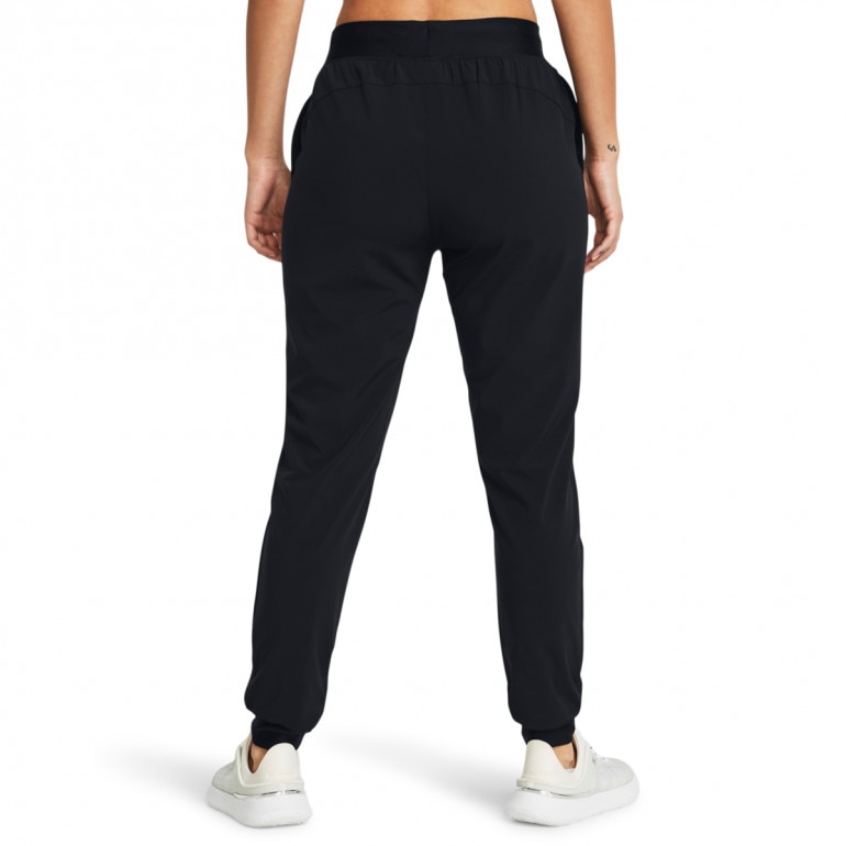 Damskie spodnie treningowe Under Armour Sport High Rise Woven Pant - czarne