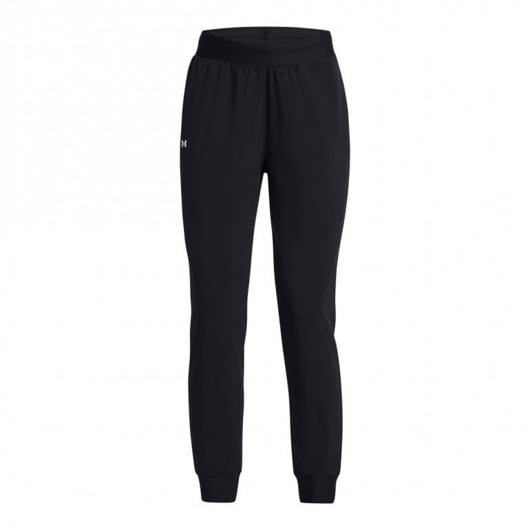 Damskie spodnie treningowe Under Armour Sport High Rise Woven Pant - czarne
