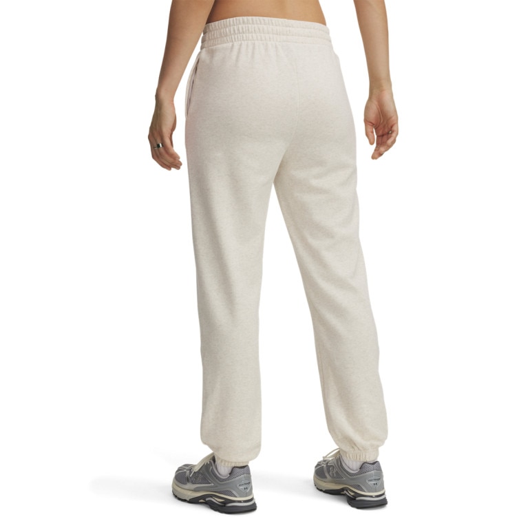 Damskie spodnie dresowe Under Armour UA Rival Terry Jogger - białe