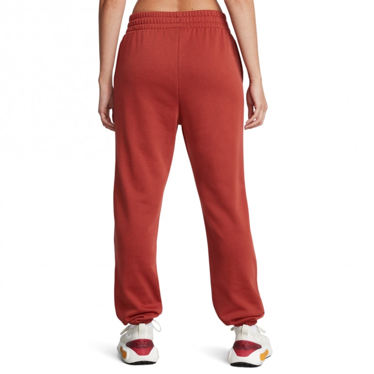 Damskie spodnie dresowe Under Armour UA Rival Terry Jogger - czerwone