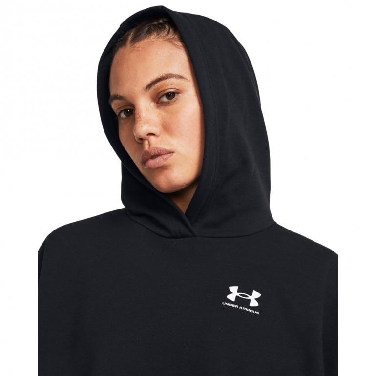 Damska bluza dresowa nierozpinana z kapturem Under Armour UA Rival Terry OS Hoodie - czarna