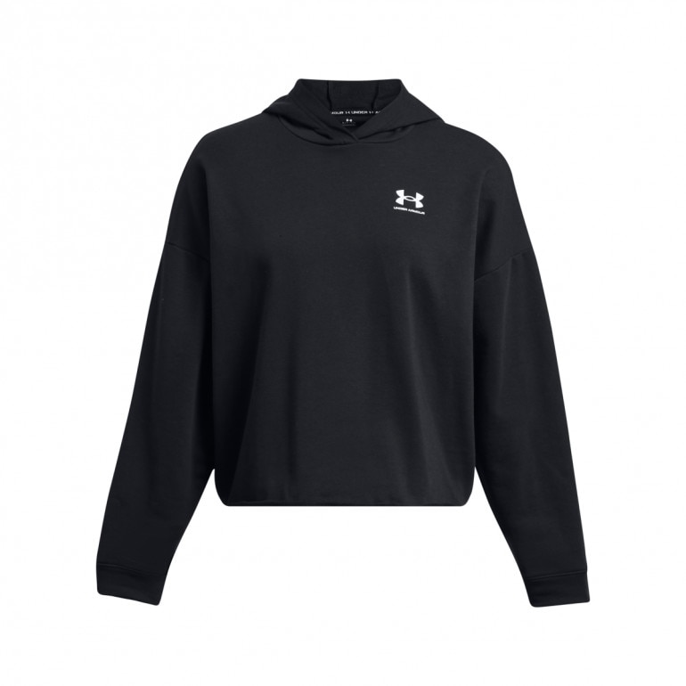 Damska bluza dresowa nierozpinana z kapturem Under Armour UA Rival Terry OS Hoodie - czarna