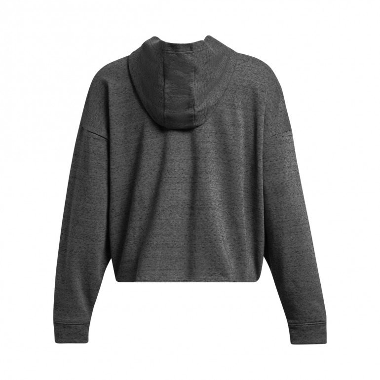 Damska bluza dresowa nierozpinana z kapturem Under Armour UA Rival Terry OS Hoodie - szara