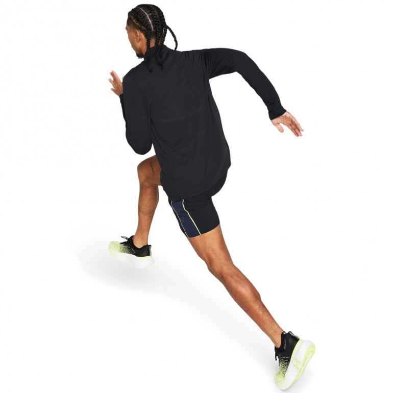 Męski longsleeve treningowy Under Armour Vanish Elite Seamless 1/4 Zip - czarny