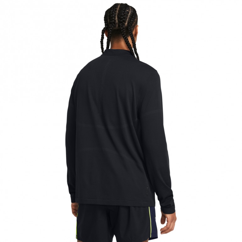 Męski longsleeve treningowy Under Armour Vanish Elite Seamless 1/4 Zip - czarny