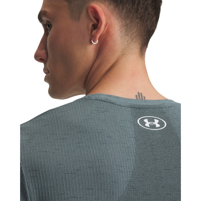 Męska koszulka treningowa Under Armour UA Vanish Seamless SS - niebieska