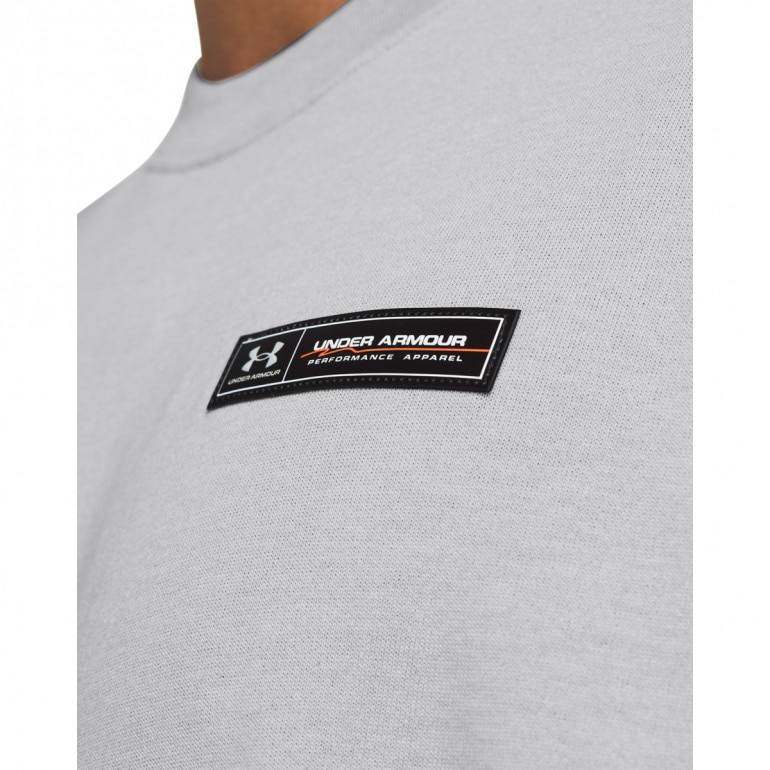 Męski t-shirt z nadrukiem Under Armour UA HW Armour Label SS - szary