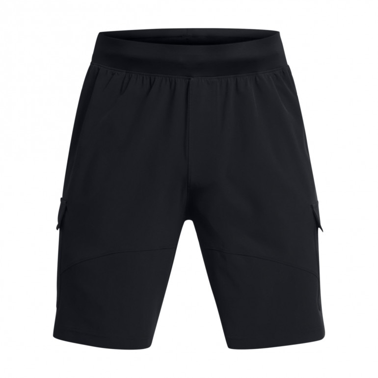 Męskie spodenki treningowe Under Armour Stretch Woven Cargo Short - czarne