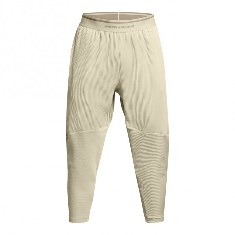 Męskie spodnie treningowe Under Armour UA Journey Rib Pant - kremowe