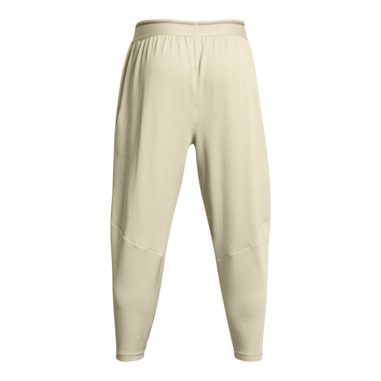 Męskie spodnie treningowe Under Armour UA Journey Rib Pant - kremowe