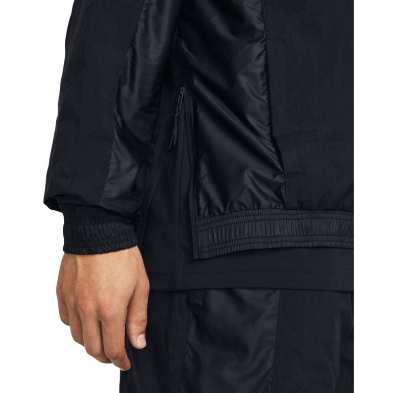 Męska kurtka treningowa Under Armour Curry Woven Jacket - czarna 