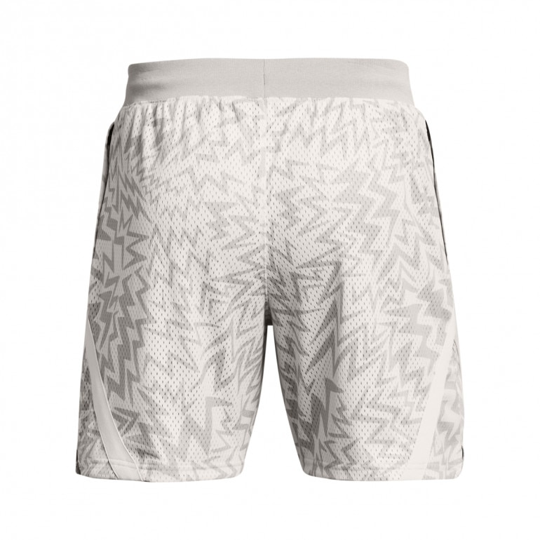 Męskie spodenki do koszykówki Under Armour Curry Mesh Short 2 - białe 