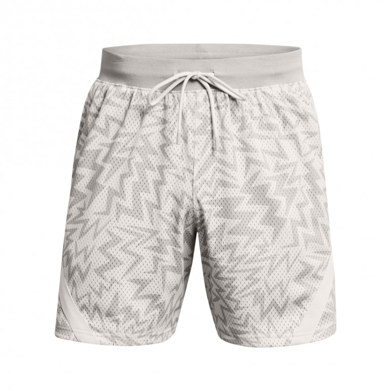 Męskie spodenki do koszykówki Under Armour Curry Mesh Short 2 - białe 