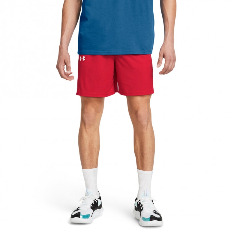 Męskie spodenki do koszykówki Under Armour UA Zone 7 Short - czerwone 