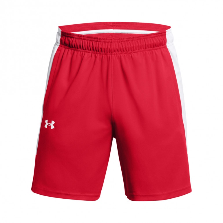 Męskie spodenki do koszykówki Under Armour UA Zone 7 Short - czerwone 