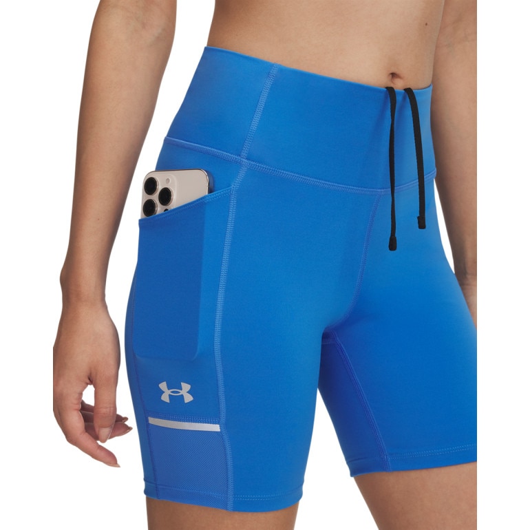 Damskie spodenki do biegania Under Armour UA Launch Half Tight - niebieskie