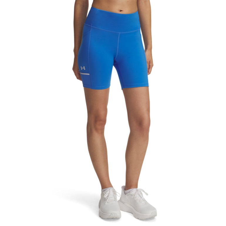 Damskie spodenki do biegania Under Armour UA Launch Half Tight - niebieskie