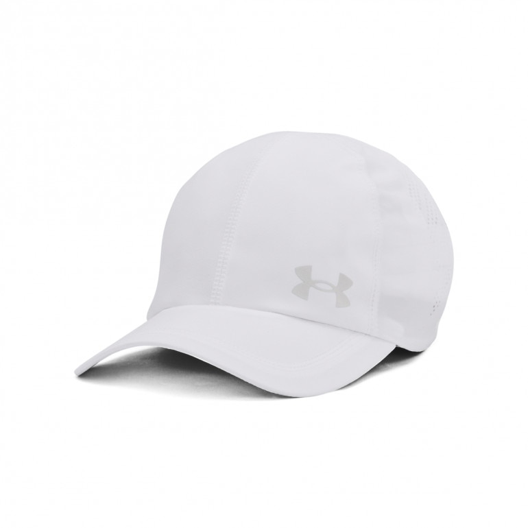 Męska czapka z daszkiem do biegania Under Armour M Iso-chill Launch Adj - biała