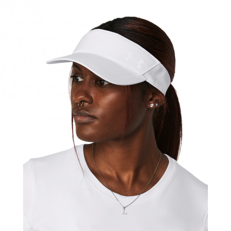 Damski daszek do biegania Under Armour W Iso-chill Launch Visor - biały 