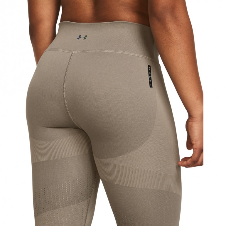 Damskie legginsy treningowe Under Armour Vanish Elite Seamless AnkLeg - brązowe