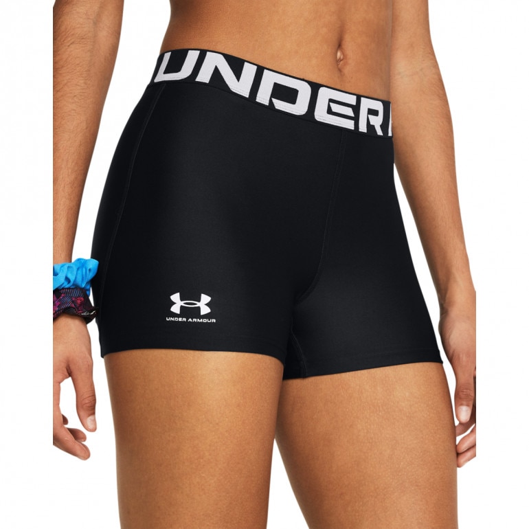 Damskie legginsy krótkie treningowe Under Armour UA HG Shorty - czarne