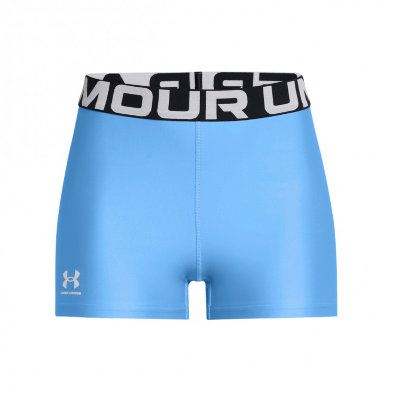 Damskie legginsy krótkie treningowe Under Armour UA Hg Authentics Shorty  - niebieskie