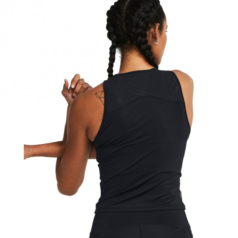 Damski top treningowy Under Armour Rush Vent Tank czarny