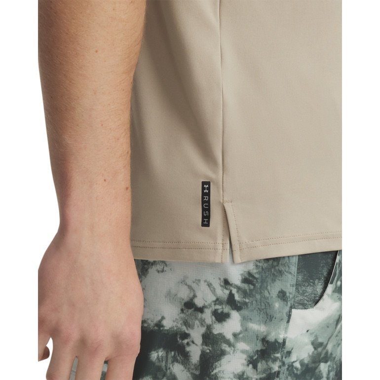 Męska koszulka treningowa Under Armour Vanish Energy SS - beżowa