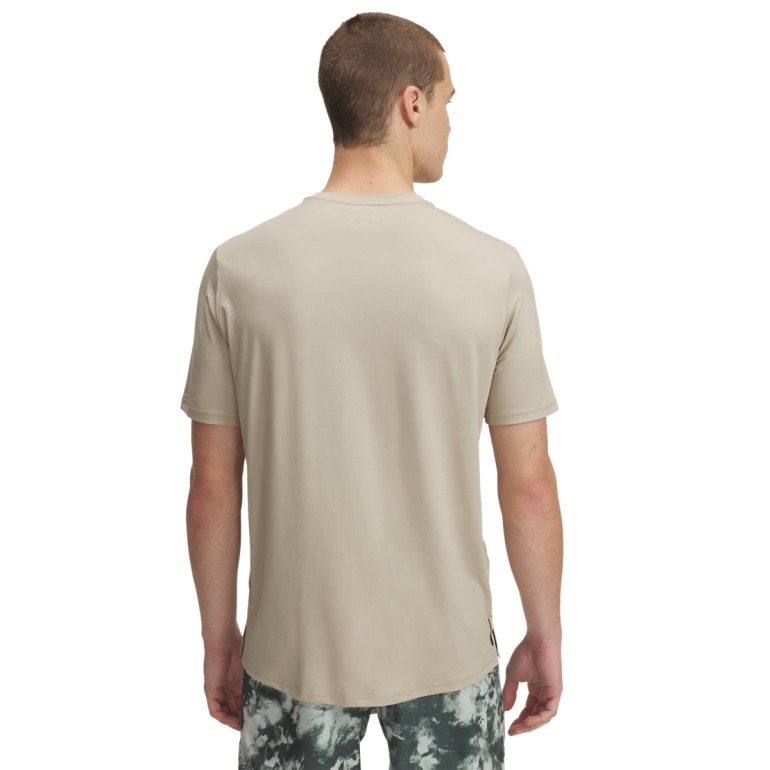 Męska koszulka treningowa Under Armour Vanish Energy SS - beżowa