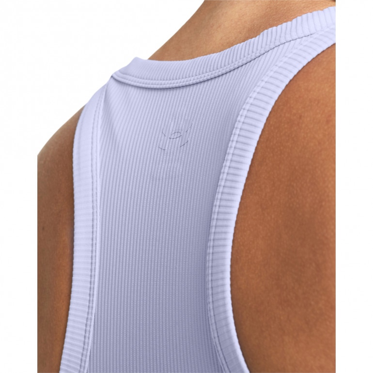 Damski top treningowy Under Armour Meridian Rib Crop Tank - fioletowy 