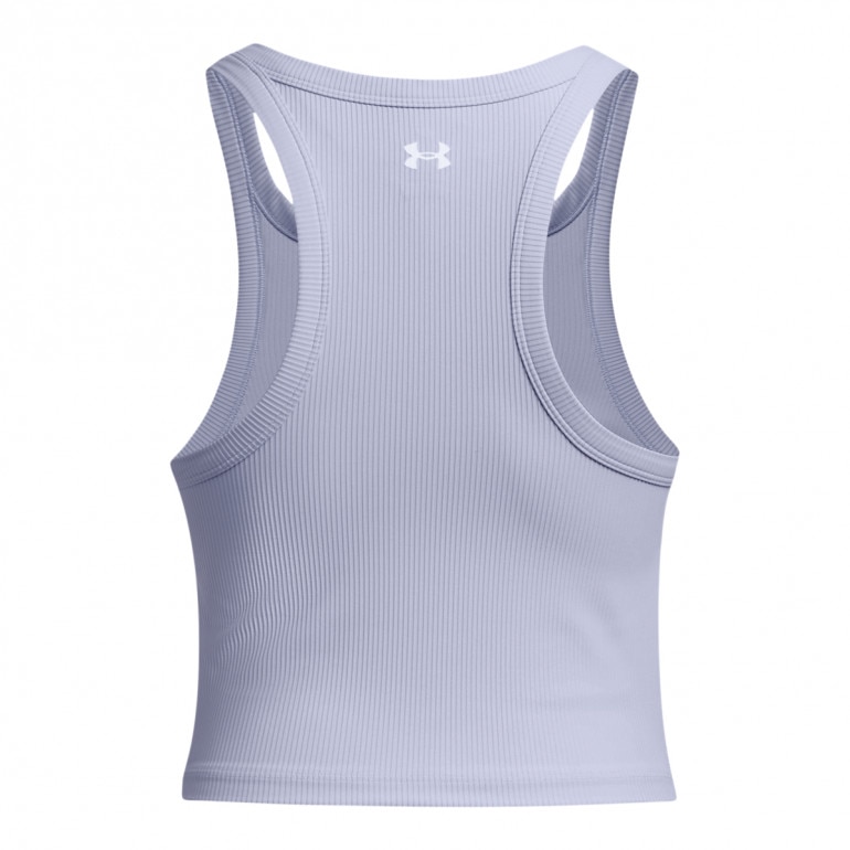 Damski top treningowy Under Armour Meridian Rib Crop Tank - fioletowy 