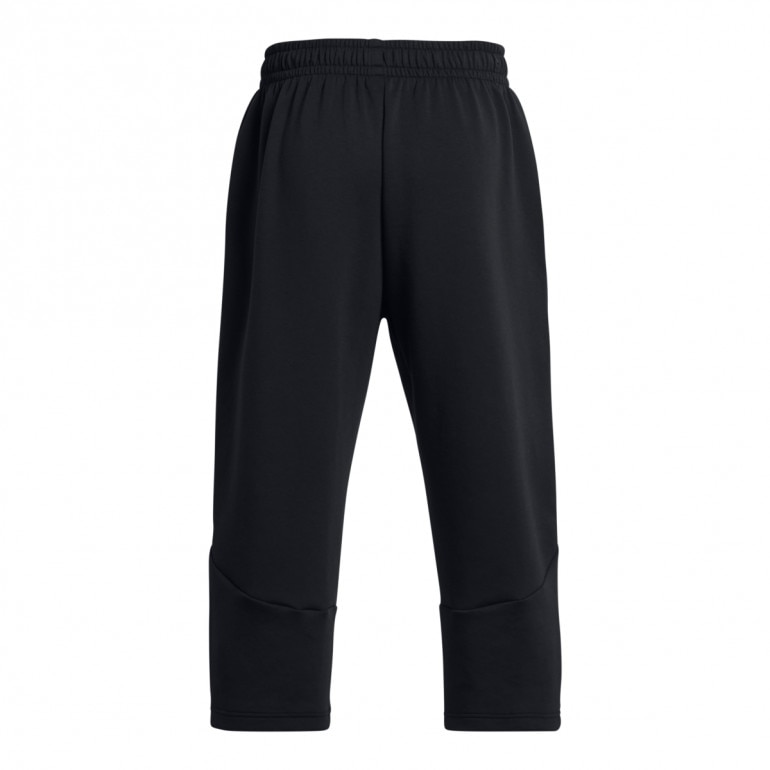 Męskie spodnie treningowe Under Armour Unstoppable Flc Baggy Crop - czarne