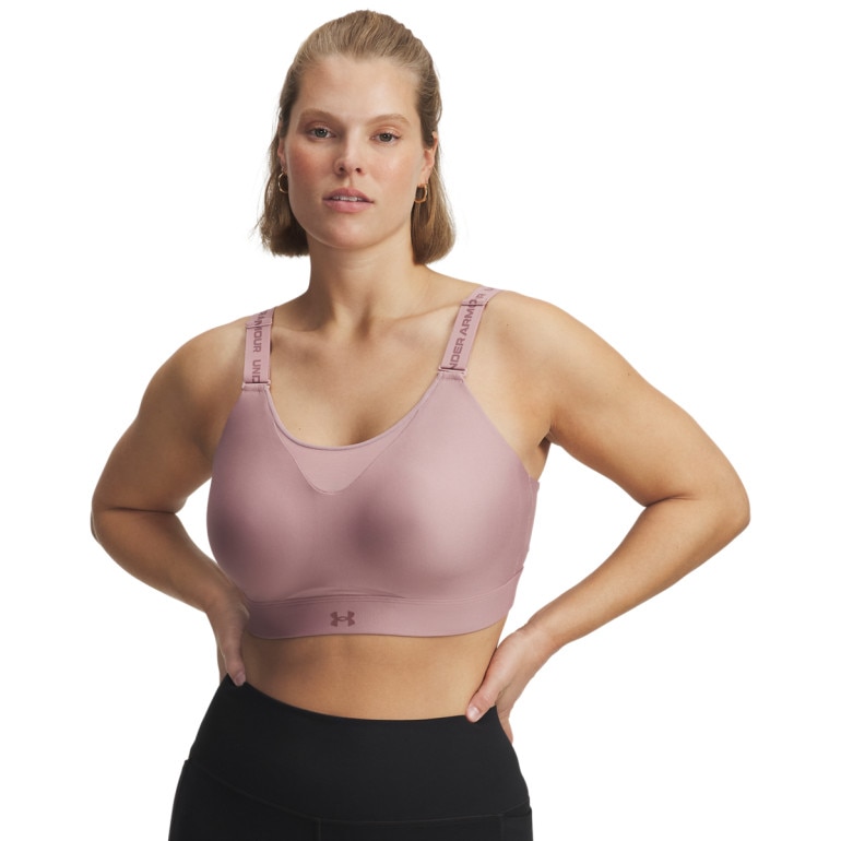 Biustonosz treningowy Under Armour UA Infinity High 2.0 Bra - różowy