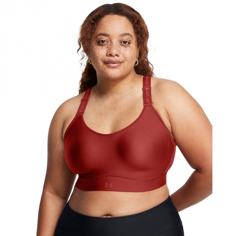 Biustonosz treningowy Under Armour UA Infinity Mid 2.0 Bra - czerwony