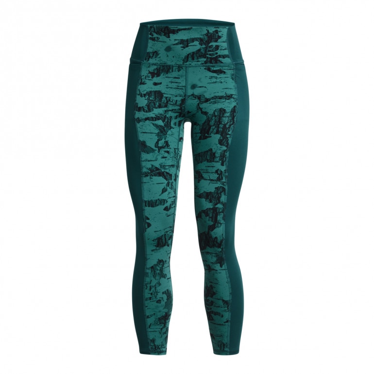 Damskie legginsy treningowe Under Armour Project Rock LG Ankl Pt Lg - zielone