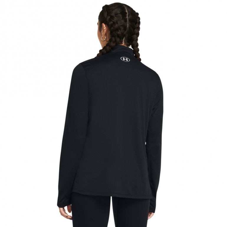 Damski longsleeve treningowy Under Armour Tech 1/2 Zip- Solid - czarny