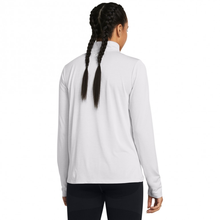 Damski longsleeve treningowy Under Armour Tech 1/2 Zip- Twist - szary