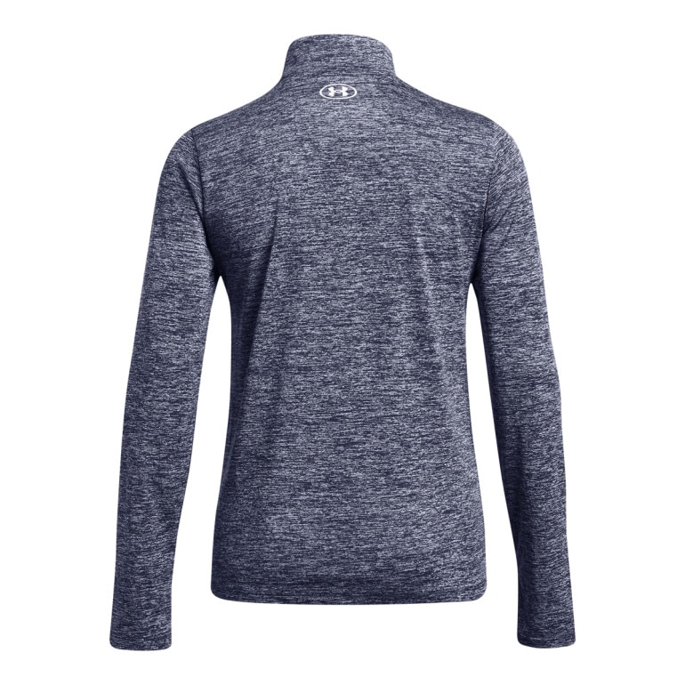 Damski longsleeve treningowy Under Armour Tech 1/2 Zip- Twist - szary