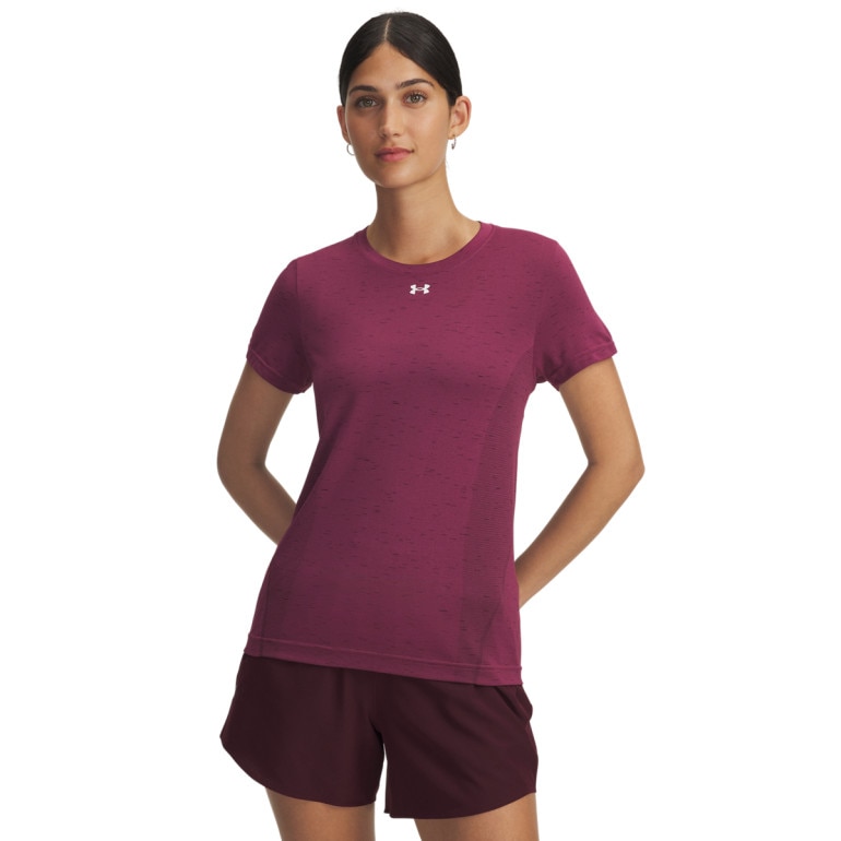Damska koszulka treningowa Under Armour Vanish Seamless Loose Ss - czerwona