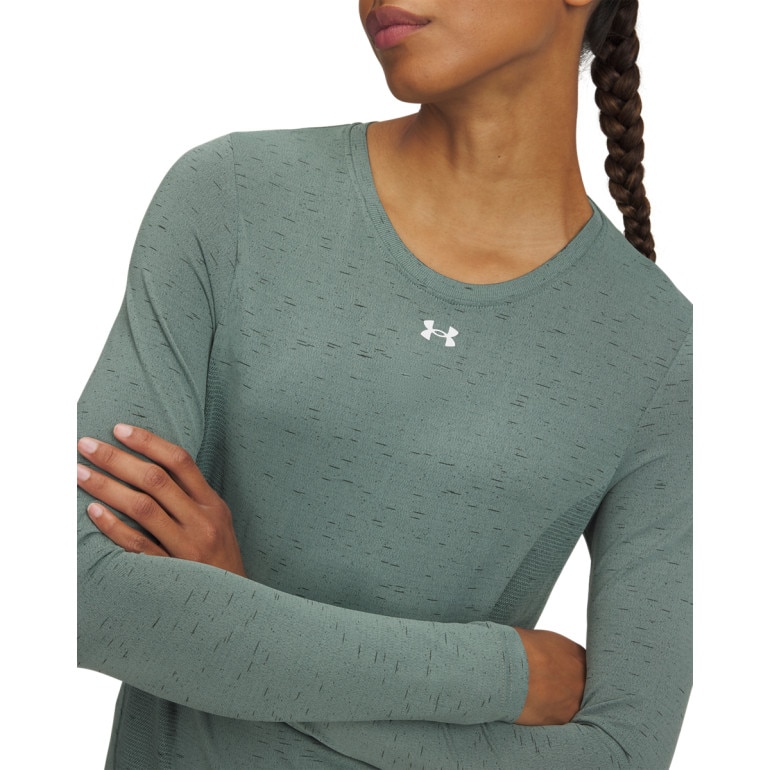 Damski longsleeve treningowy Under Armour Vanish Seamless Loose Ls - zielony