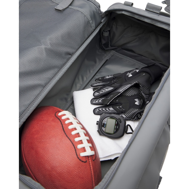 Plecak treningowy uniseks Under Armour UA Triumph Backpack Duffle - szary