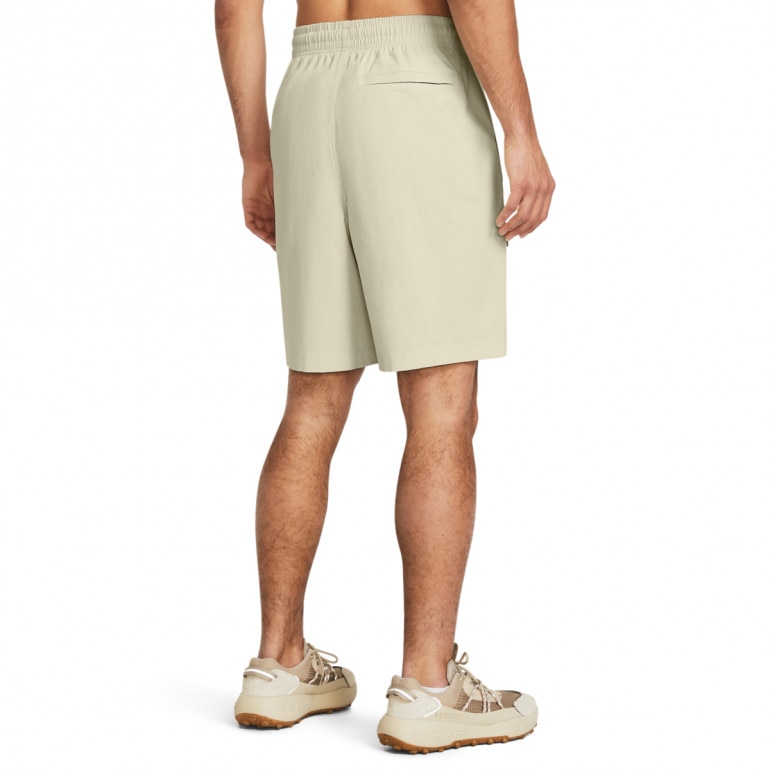 Męskie spodenki treningowe Under Armour UA Unstoppable Vented Short - kremowe