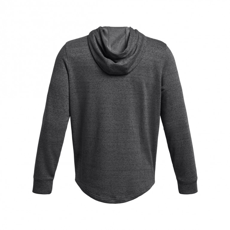 Męska bluza dresowa nierozpinana z kapturem Under Armour UA Rival Terry Graphic Hood - szara