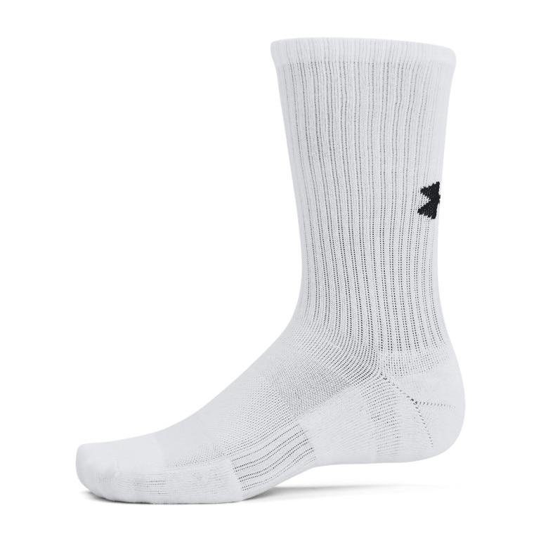 Skarpetki treningowe uniseks (3-pack) Under Armour UA Training Cotton - białe